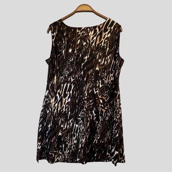 Jockey Women’s Tank Top L Leopard Print Tunic Length Sleeveless - Picture 11 of 13